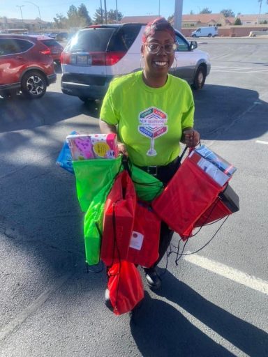 We love giving back - donation to New Beginnings